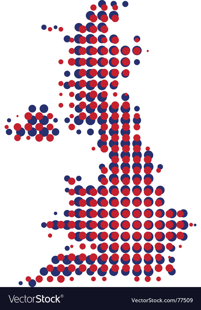 Great Britain Map Vector