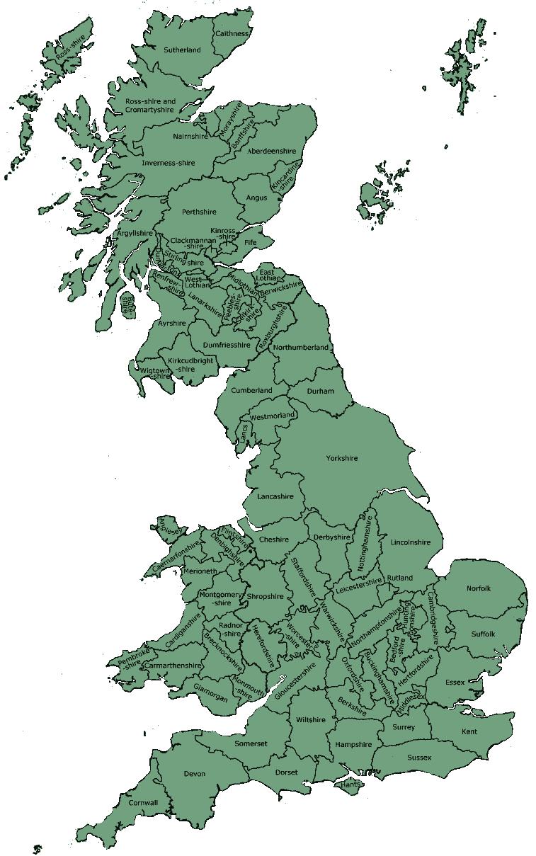 Great Britain Map With Cities