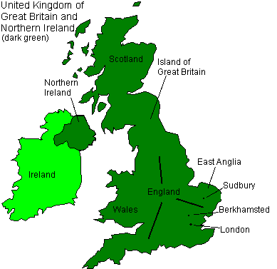 Great Britain Map With Scale