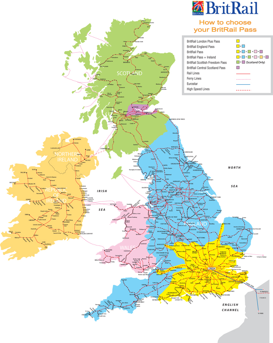 Great Britain Map With Scale