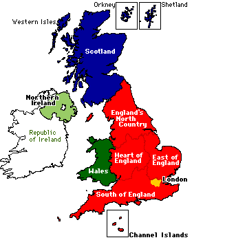 Great Britain Map With Scale