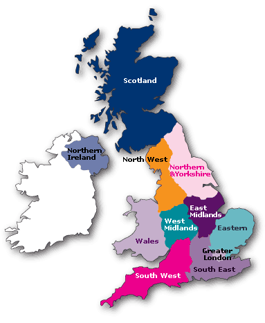 Great Britain Map With Scale