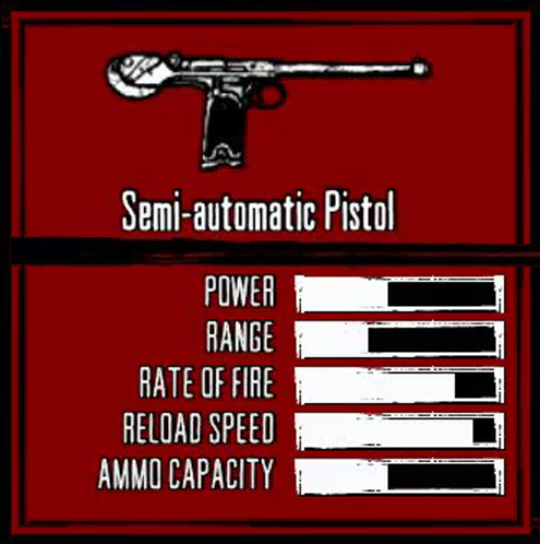 Gun Set 3 Red Dead