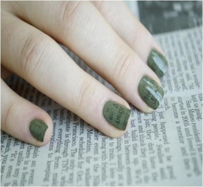 How To Do Newspaper Nails