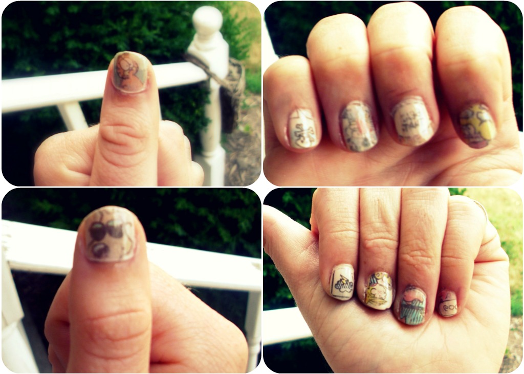 How To Do Newspaper Nails Without Rubbing Alcohol