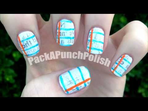 How To Make Newspaper Nails With Water