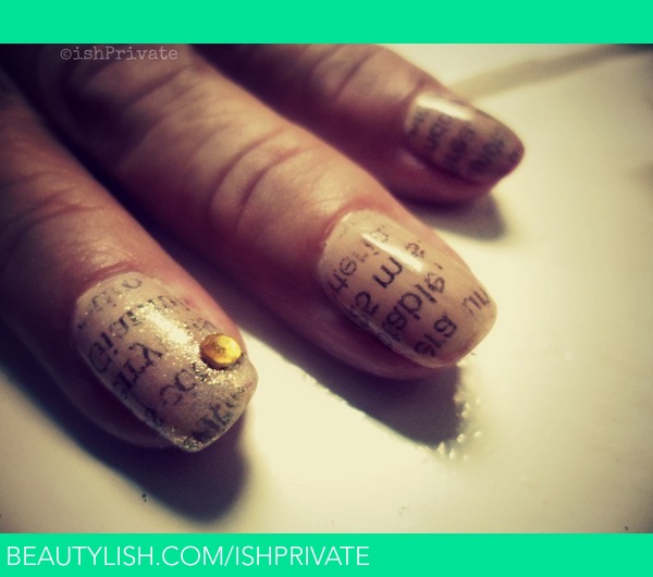 How To Make Newspaper Nails Without Newspaper