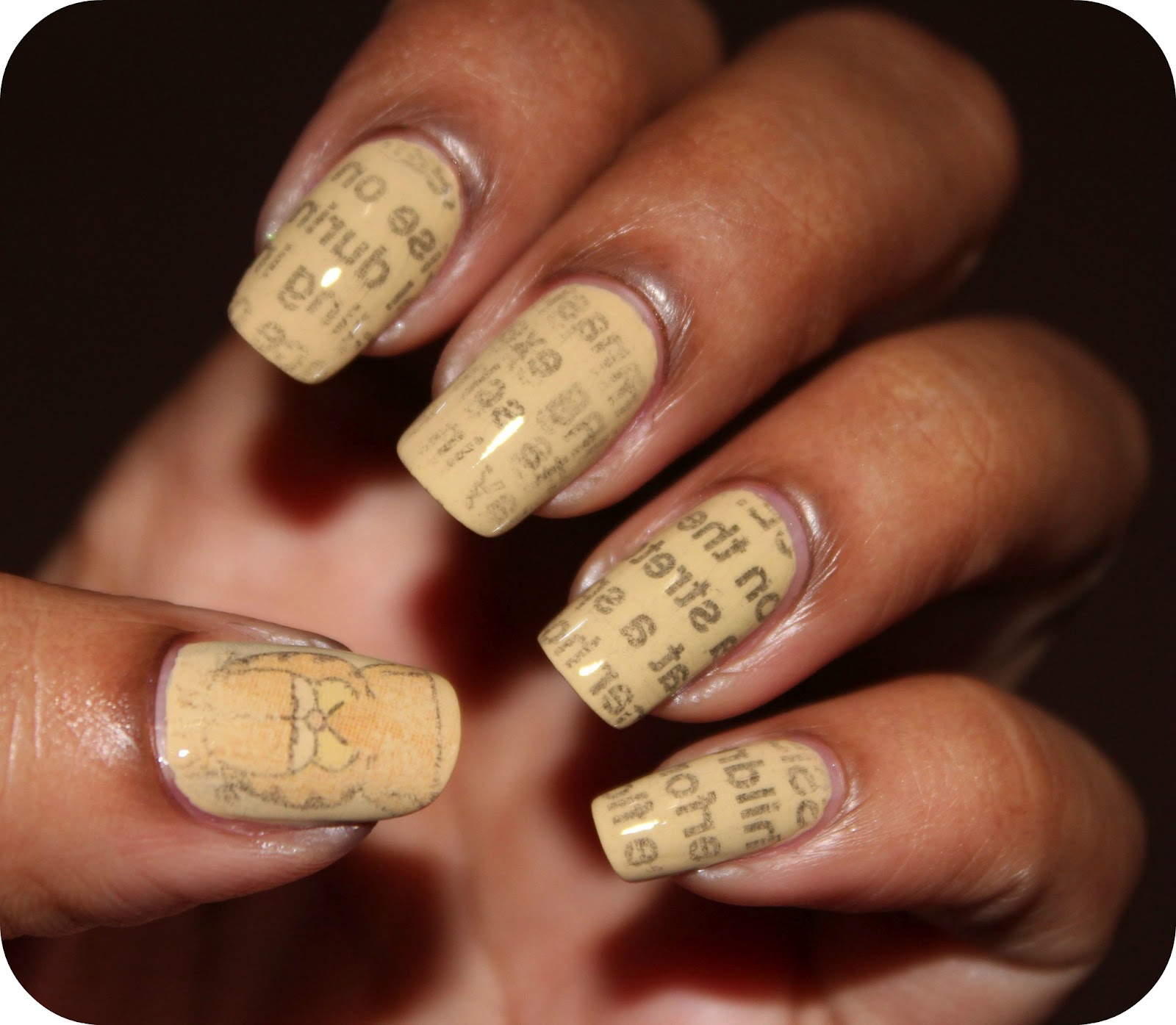 How To Make Newspaper Nails Without Newspaper