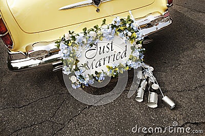 Just Married Cans