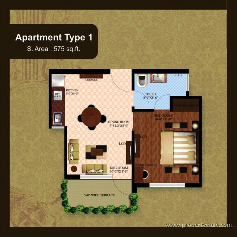 Luxury Studio Apartment Floor Plans