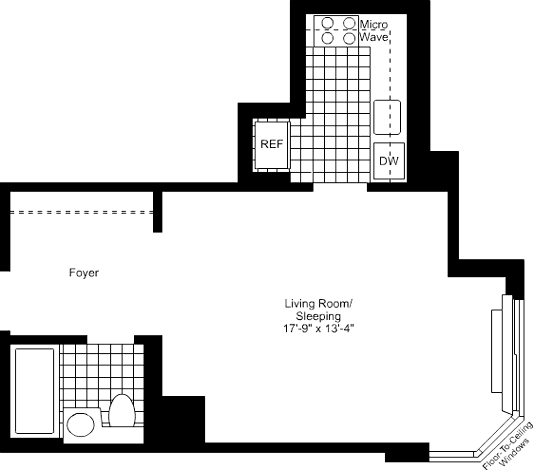 Luxury Studio Apartment Floor Plans