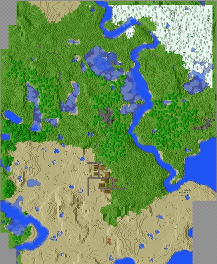 Minecraft 1.3.2 Seeds Mountains