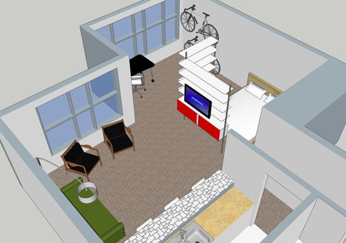 Modern Studio Apartment Plans