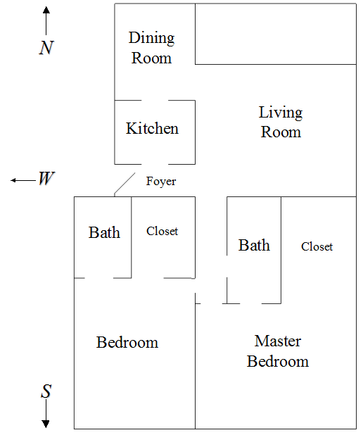 Narrow Studio Apartment Floor Plans