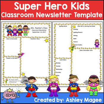 Newsletter Templates For Teachers