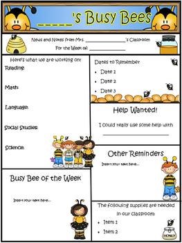 Newsletter Templates For Teachers Word