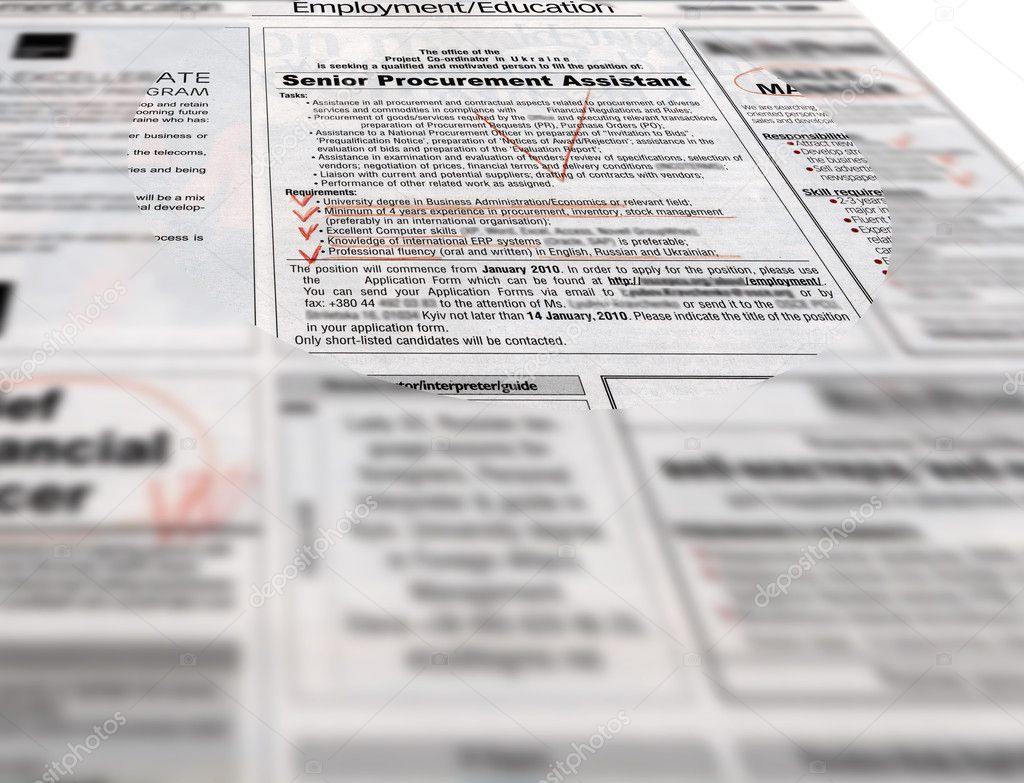 Newspaper Ads For Jobs