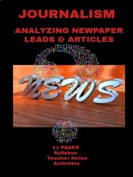 Newspaper Article Format Worksheets