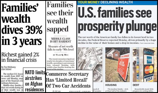 Newspaper Headlines Collage