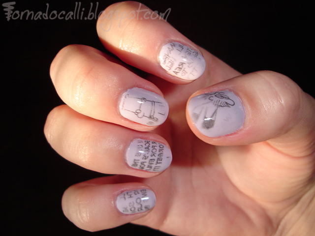 Newspaper Nails