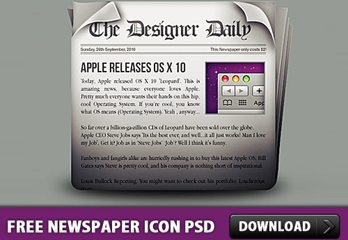 Newspaper Template Free Download