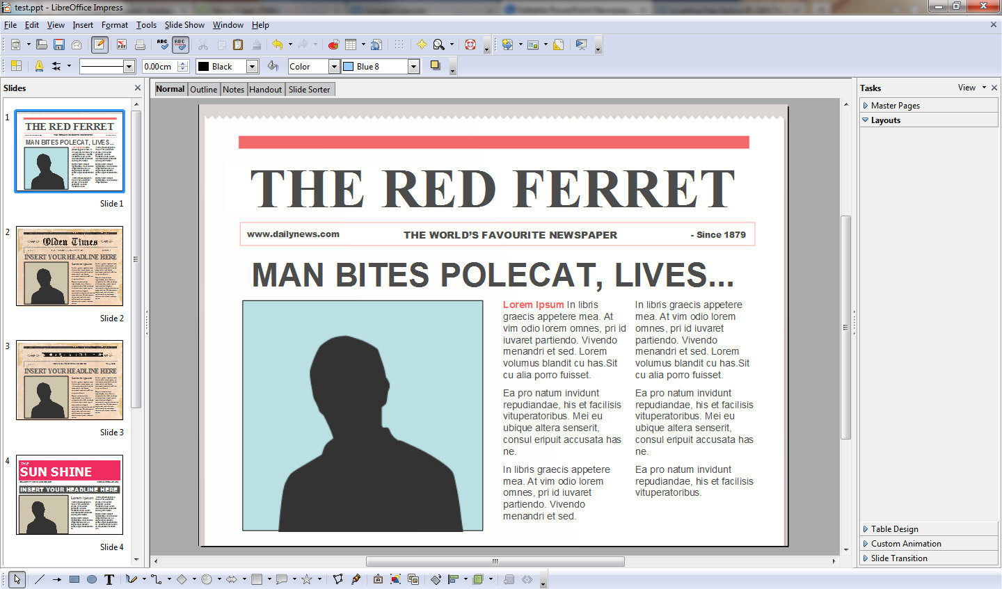 Newspaper Template Microsoft Word 2003