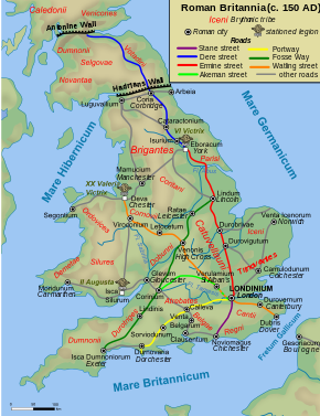 Post Roman Britain Map