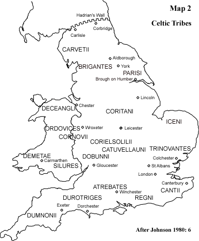 Post Roman Britain Map