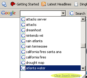 Remove Google Search Bar Firefox