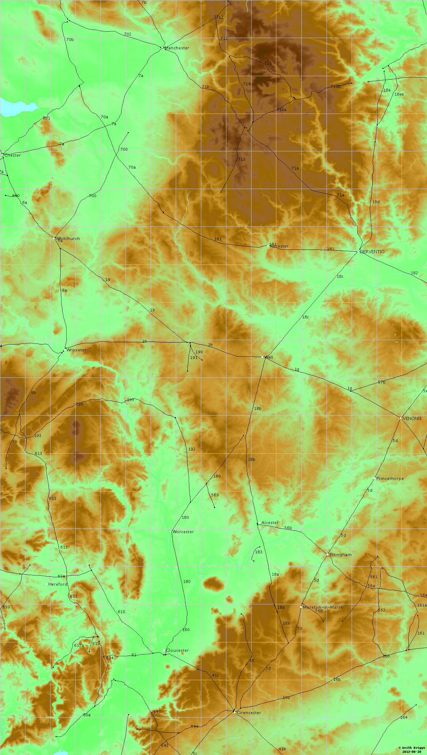 Roman Britain Map