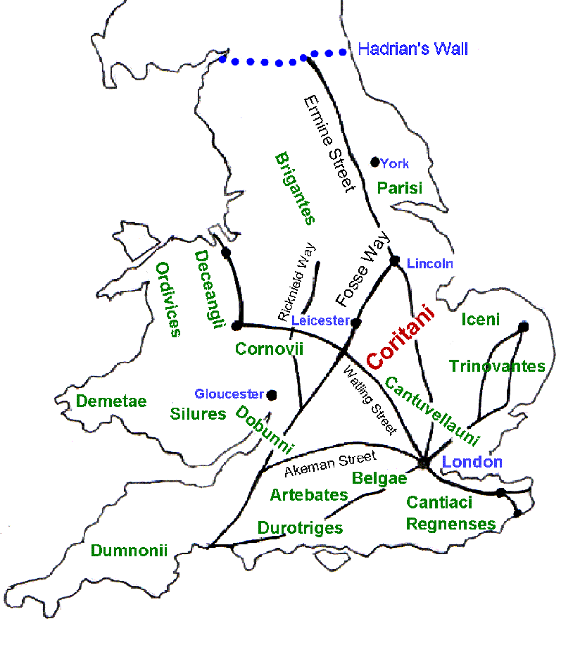 Roman Britain Map