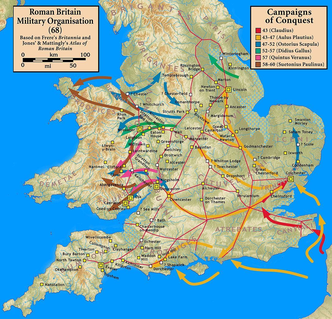 Roman Britain Map