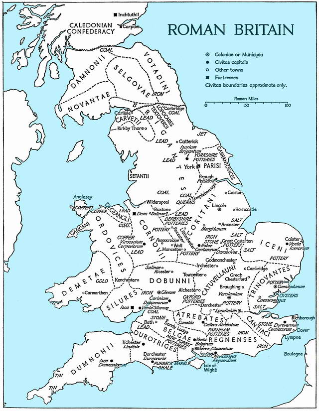 Roman Britain Map