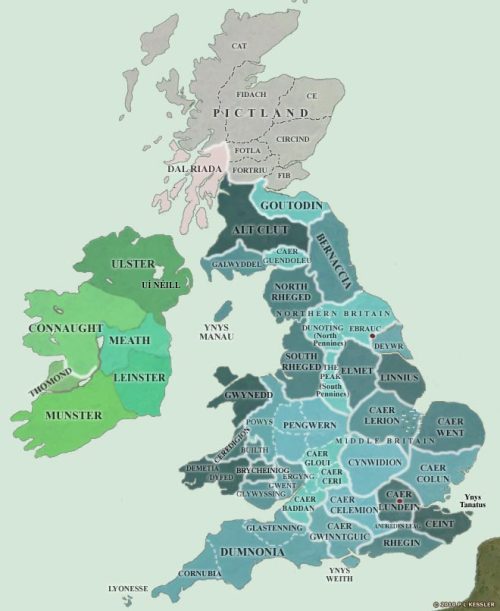 Roman Britain Map For Kids