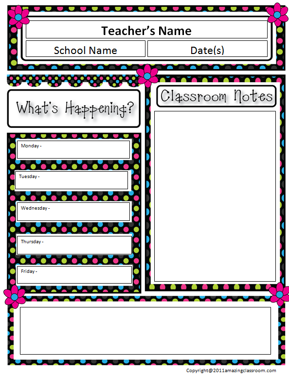 School Newsletter Templates Free Microsoft Word