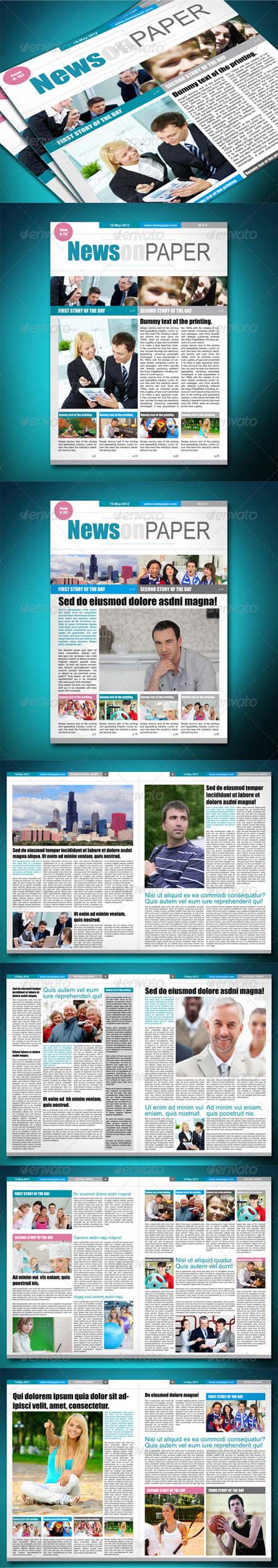 School Newspaper Template Free