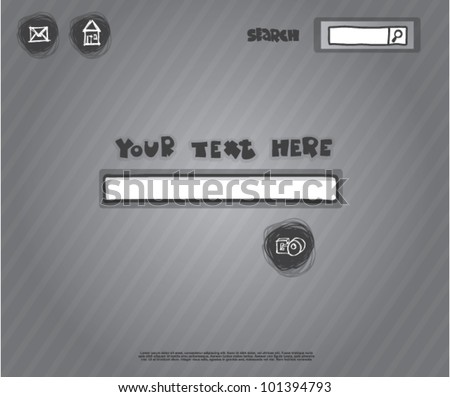 Search Bar Vector