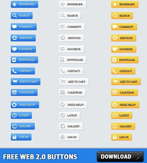 Search Button Psd Free Download