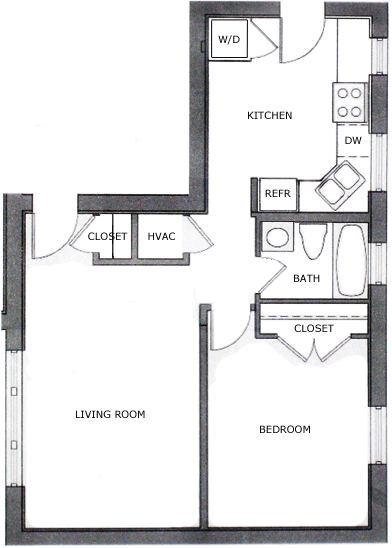 Small Studio Apartment Floor Plans