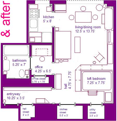 Small Studio Apartment Plans