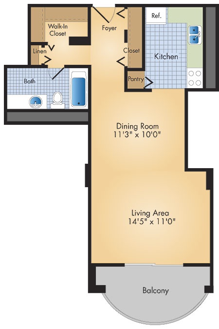 Studio Apartment Design Plans