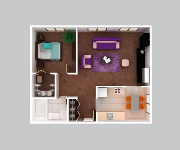 Studio Apartment Floor Plans Free