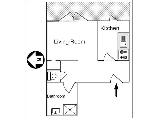 Studio Apartment Floor Plans Furniture Layout