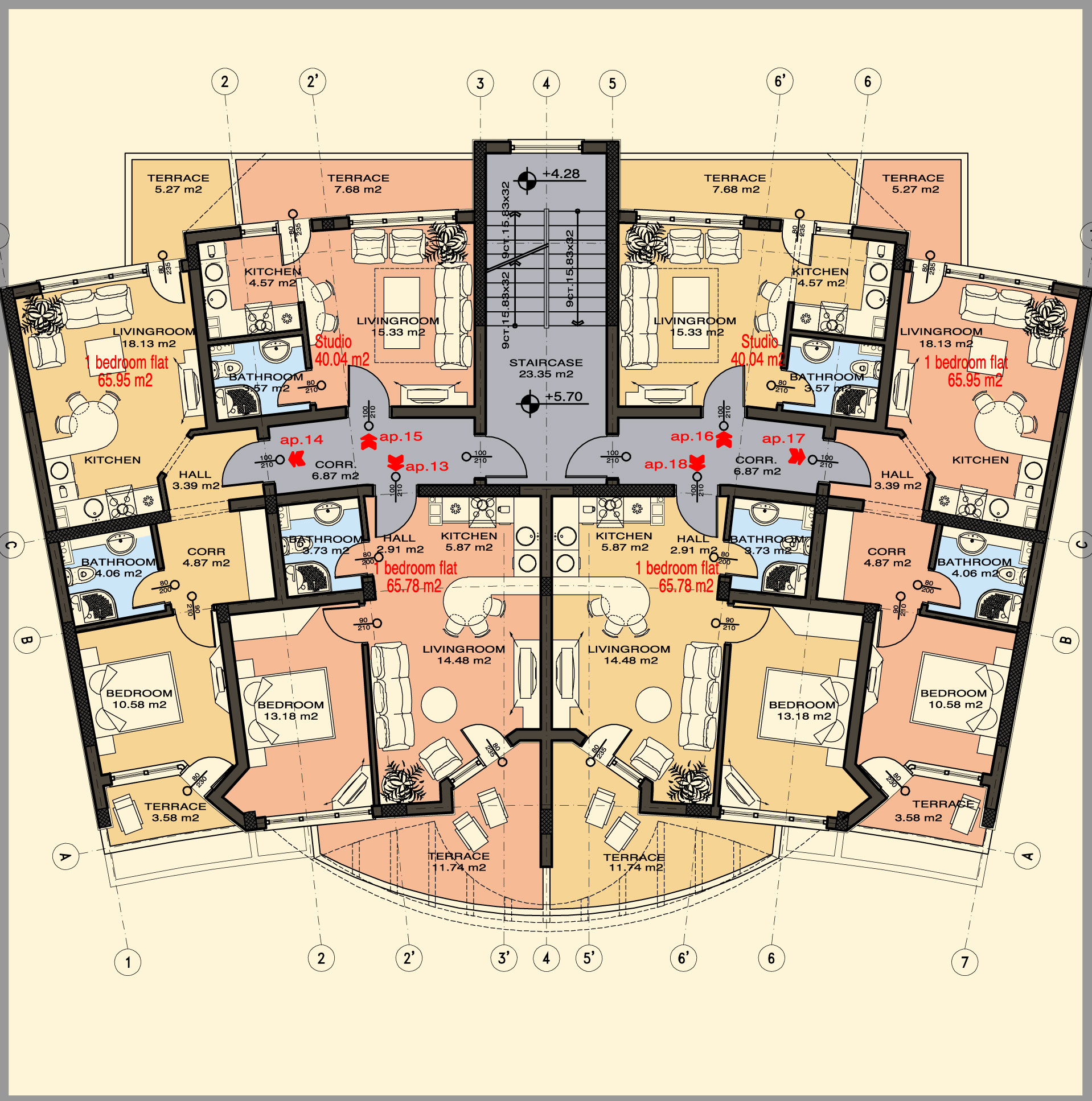 Studio Apartment Plan