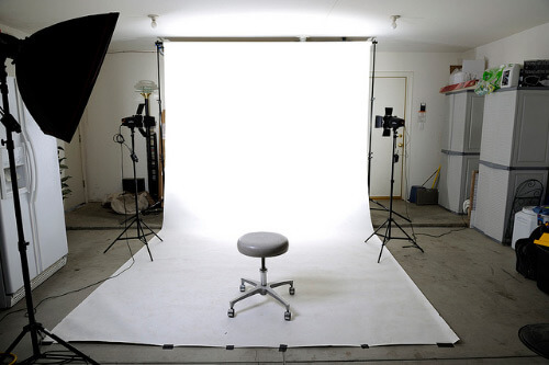 Studio Photography Set Up