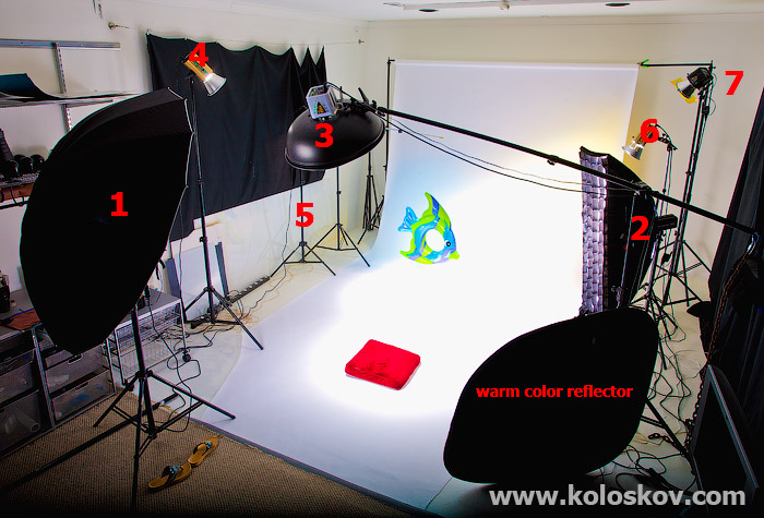 Studio Photography Set Up