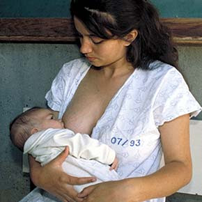 Women Breast Milk Image