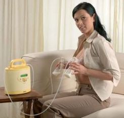 Women Breast Milk Pumping