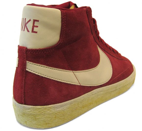 Womens Nike Blazer Mid Red